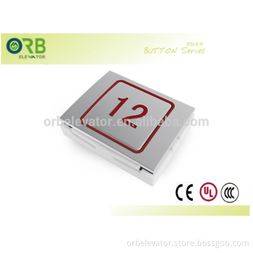 Elevator square button push button